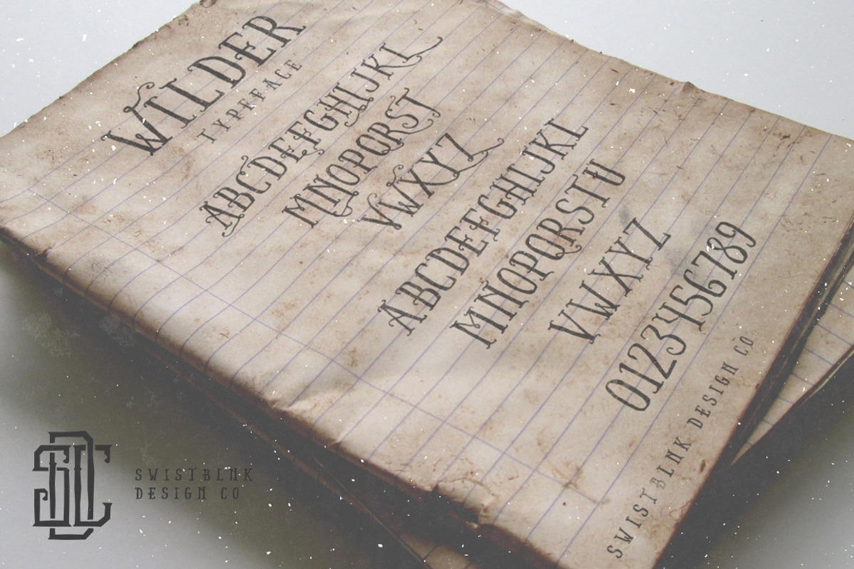Wilder and Handdrawn Font Pack preview 2