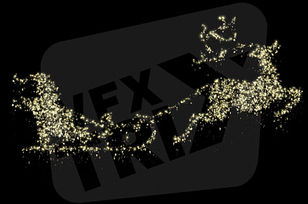 Christmas Particles - Santa Sleigh