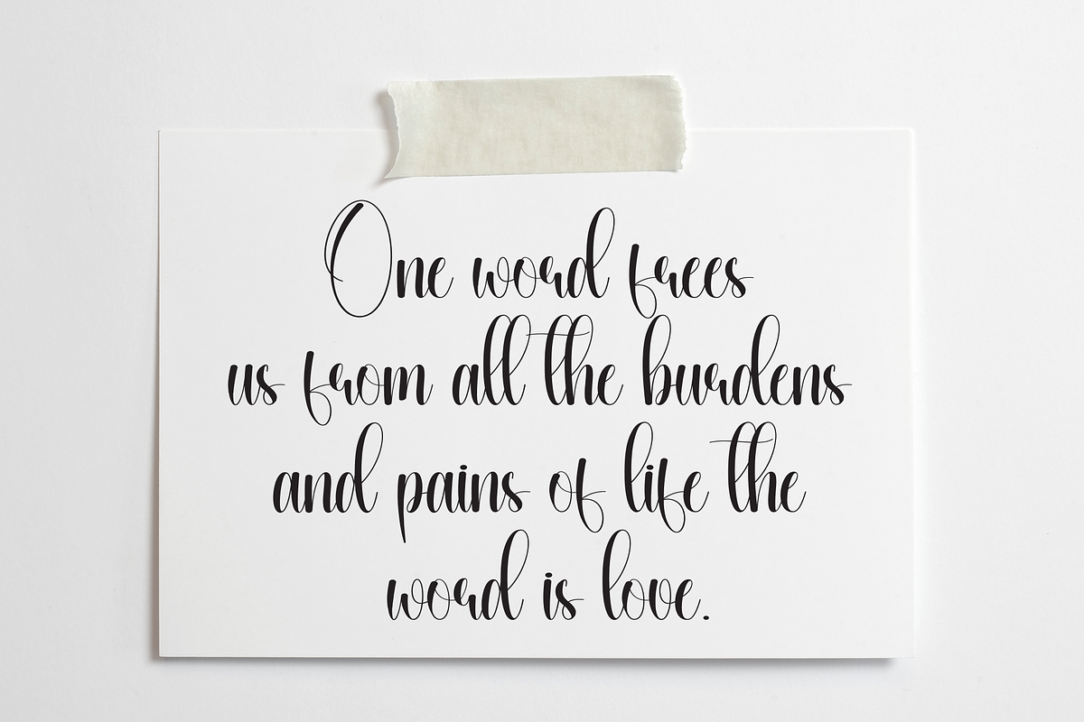 Earrings | Script Font, a Handwritten Font by Scratchones (Photo 5 of 9)