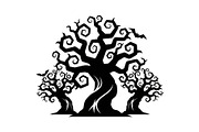 Dark Halloween Forest Design, a Graphic by BIPLOB EXPERT (Thumbnail 8 of 13)