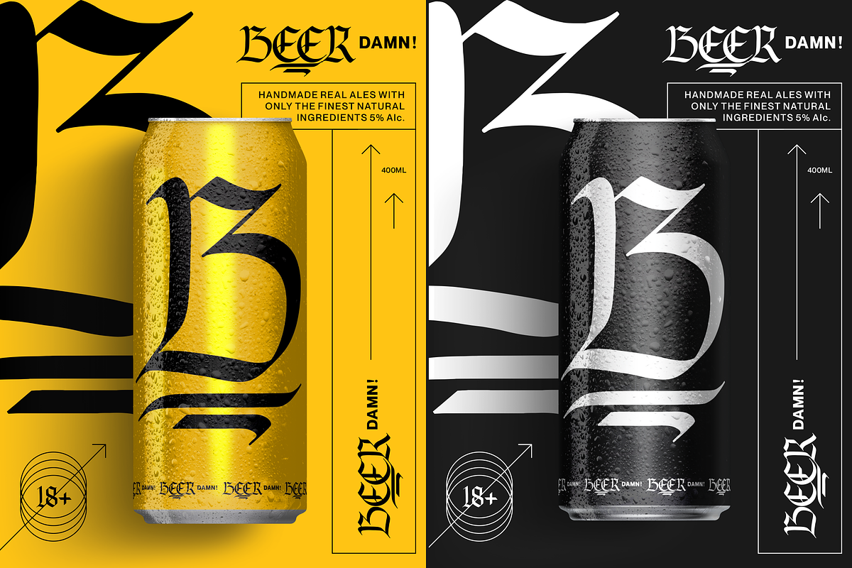 Ganghoods Font, a Blackletter Font by Allouse Studio (Photo 6 of 11)