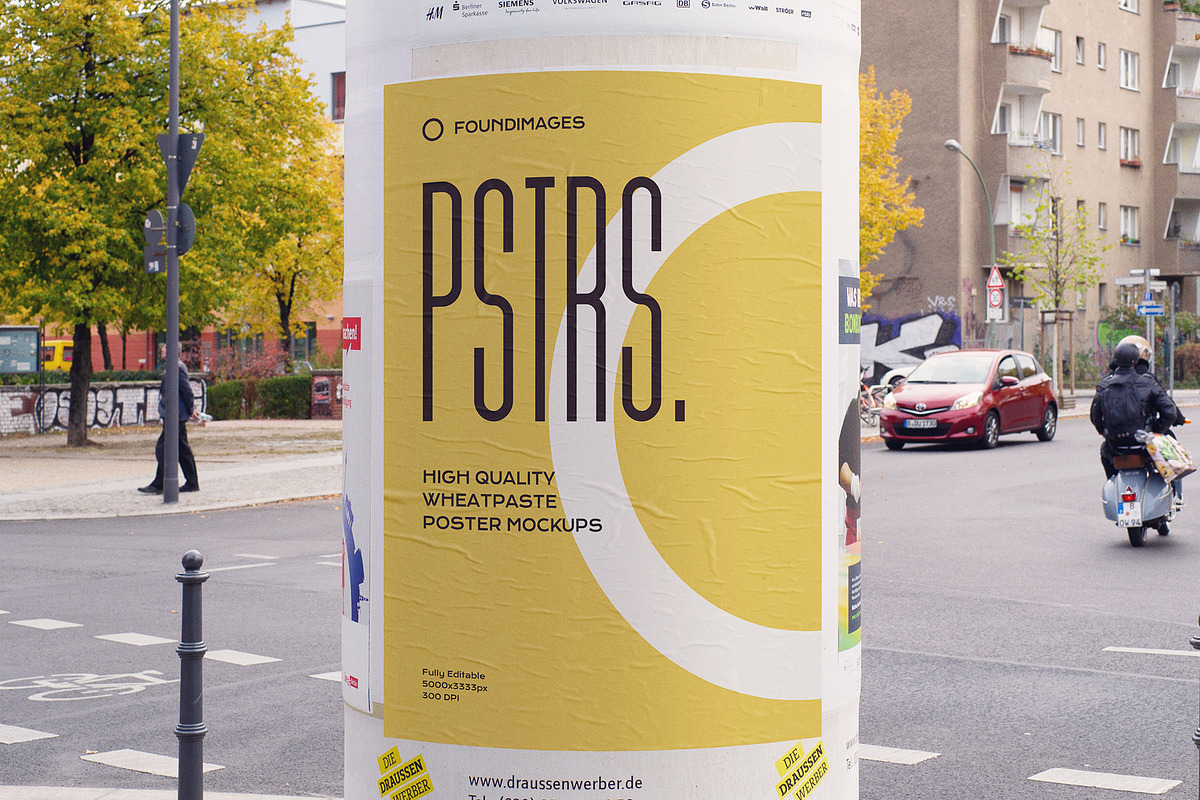34 poster mockup bundle, an Advertising Mockup by FoundImages (Photo 12 of 34)