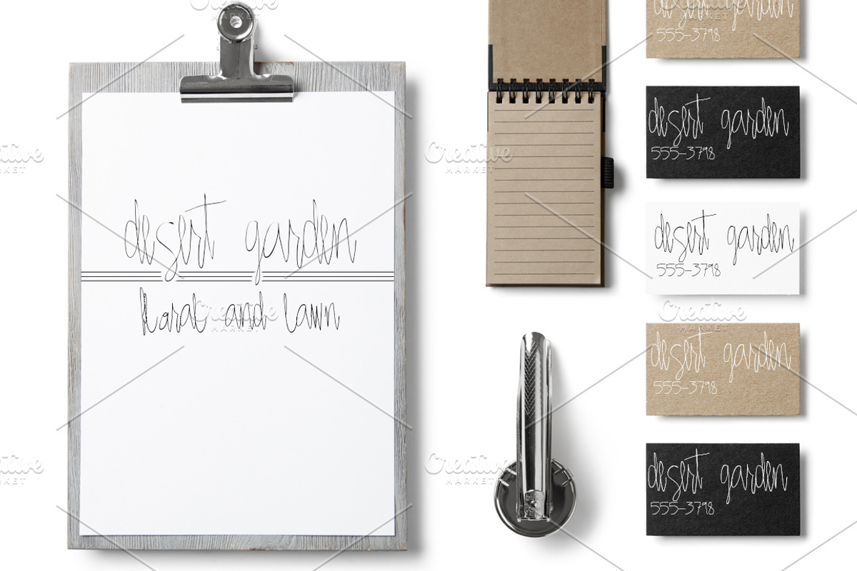 RIDGE Hand Lettered Font preview 3
