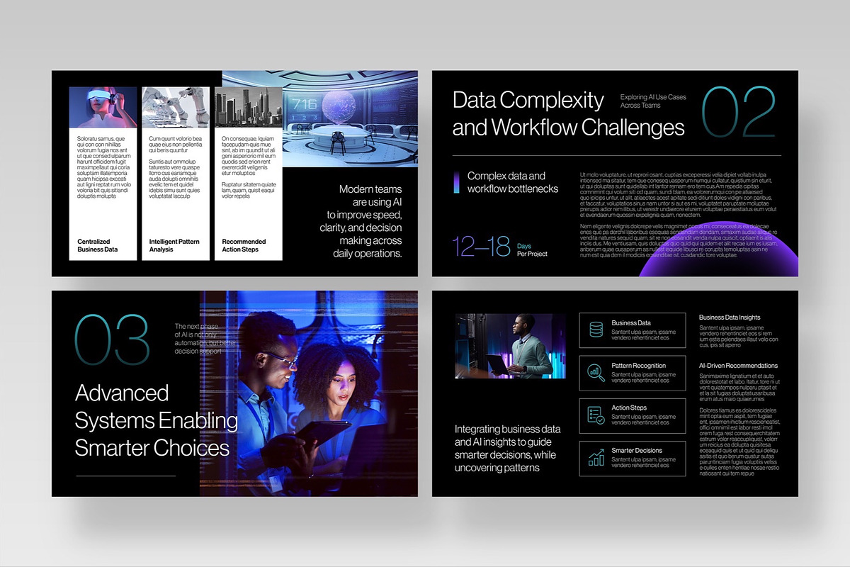 AI Artificial Intelligence Themed, a Presentation Template by BrandPacks (Photo 3 of 7)