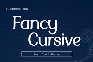 Fancy cursive, a Sans Serif Font by Wow Magic