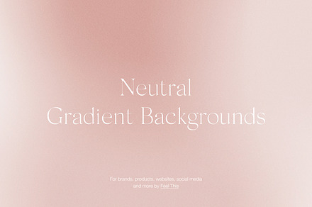 Neutral Grainy Gradient Textures PS, an Object Graphic by Feel This