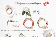 Watercolor Floral Bundle, a Texture Illustration by ollalya (Thumbnail 62 of 112)