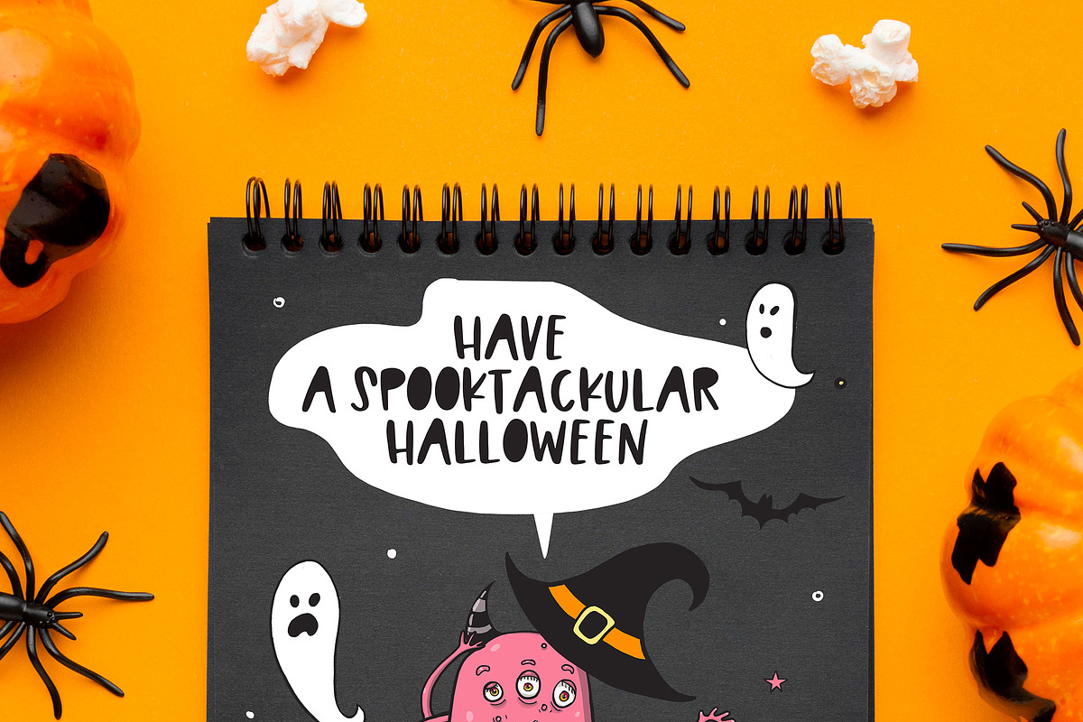 Halloween monsters clipart, a Graphic by ArtSpotVeronika (Photo 8 of 10)