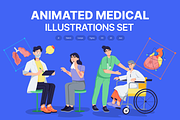 Animated Medical Illustrations, a Healthcare Illustration by Prosymbols (Thumbnail 1 of 11)