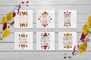 50 Thanksgiving greeting cards, a Decorative Illustration by AV Design (Thumbnail 9 of 10)