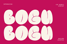Bogu Bogu Fat Bubble Graffiti Font