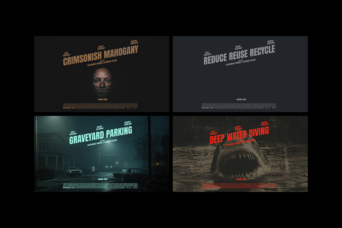Horror Film Titles Collection, a Templates & Theme by pixelbuddha.net (Photo 14 of 26)