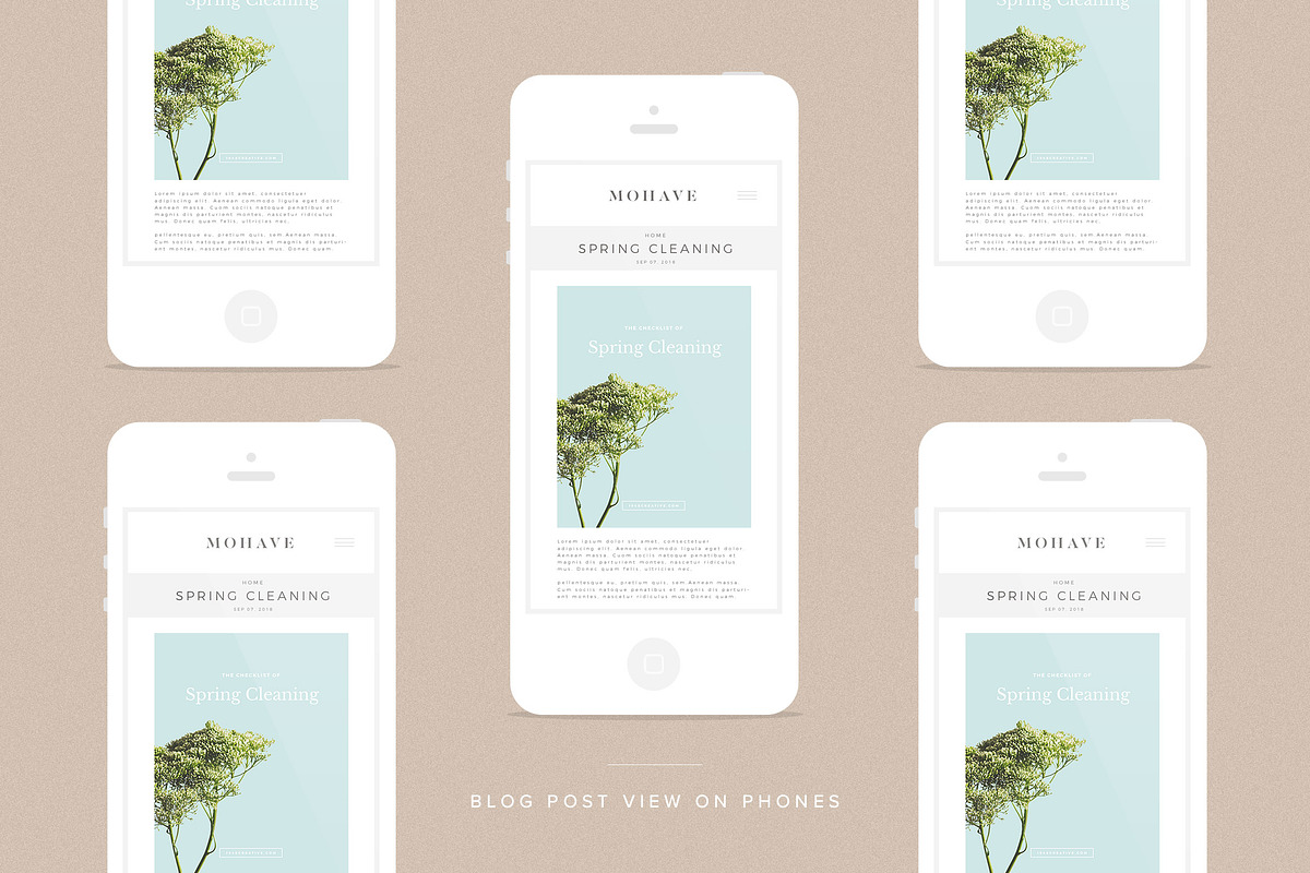Mohave Blogger Pack, a Social Media Template by 1948 Creative Co. (Photo 6 of 8)