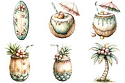Whimsical Summer Clipart Bundle, an Illustration by DreamPrint404 (Thumbnail 4 of 6)