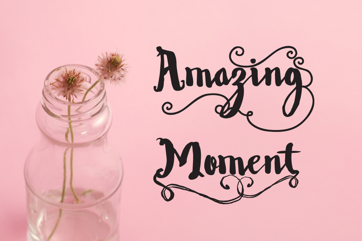 Wowangle Brush Script (Bonus Font) preview 6