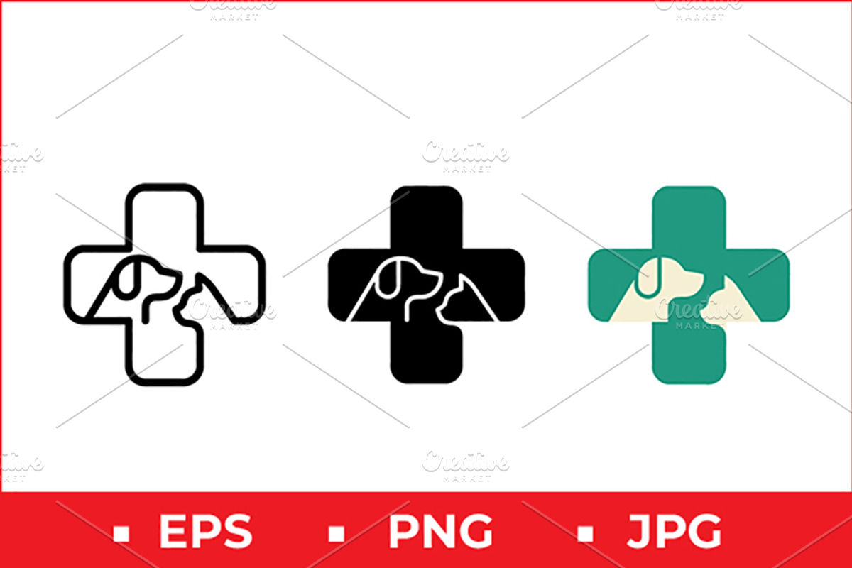 Pet Care Logo Set, a Solid Icon by Artonix (Photo 1 of 2)