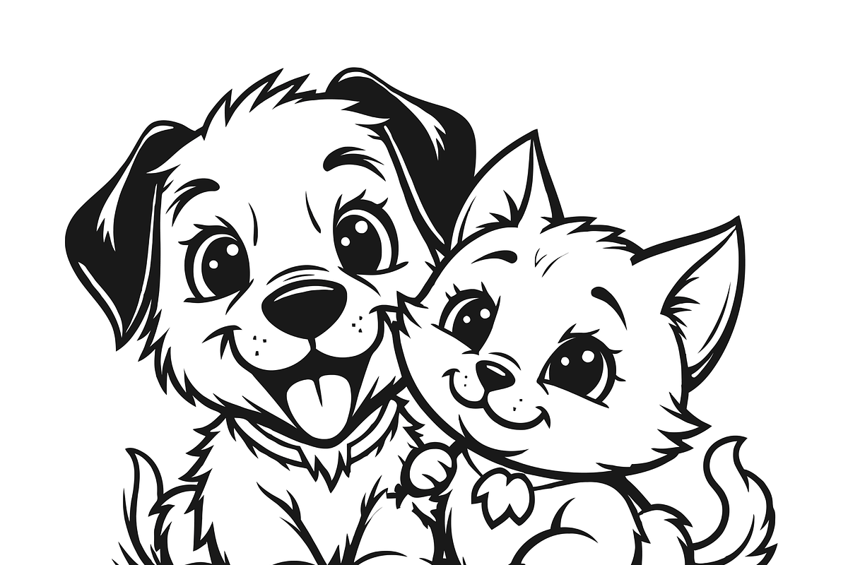 Adorable Pets Vector Graphics, a Person Illustration by CarWrap design (Photo 1 of 4)