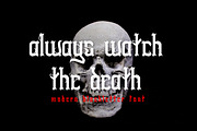 Swords Clover - Modern Blackletter, a Blackletter Font by Dhabee (Thumbnail 7 of 15)