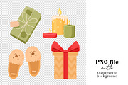 Christmas icons collection, a Seasonal Illustration by Elen_Art (Thumbnail 2 of 3)