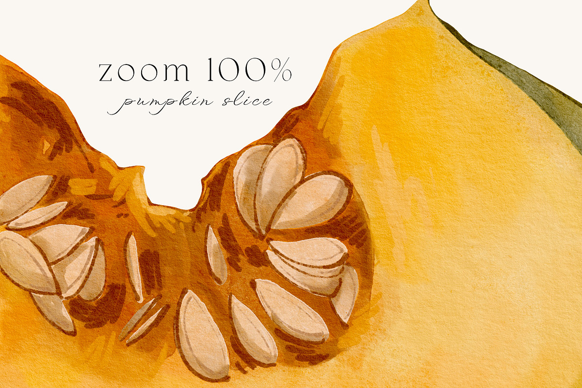 AUTUMN PUMPKIN floral pattern, a Pattern Graphic by Yuliia Lashevska (Photo 9 of 12)