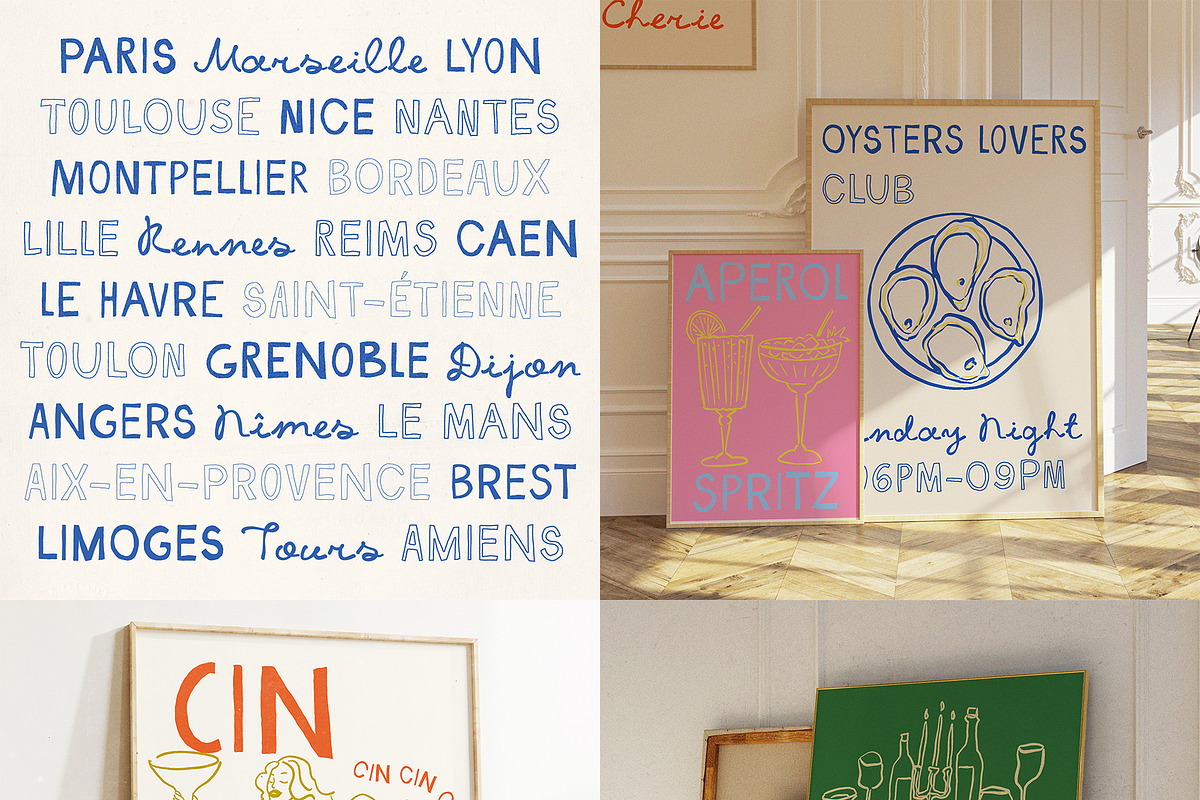 Modern Hand-drawn Trendy Font Bundle, a Handwritten Font by Ayya Studio (Photo 18 of 54)