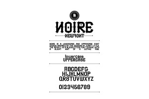 NOIRE font