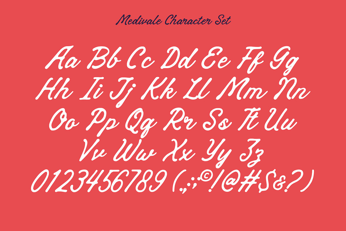 Medivale, a Handwritten Font by Nathatype (Photo 9 of 11)