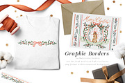 Christmas Watercolor Crest DIY, a Decorative Illustration by Graphic Box (Thumbnail 3 of 10)