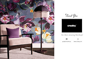 Purple floral pattern, orchids, a Pattern Graphic by Lisima (Thumbnail 15 of 15)