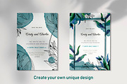 Lineart floral leaves patterns, a Texture Illustration by Dina Guiter (Thumbnail 10 of 20)