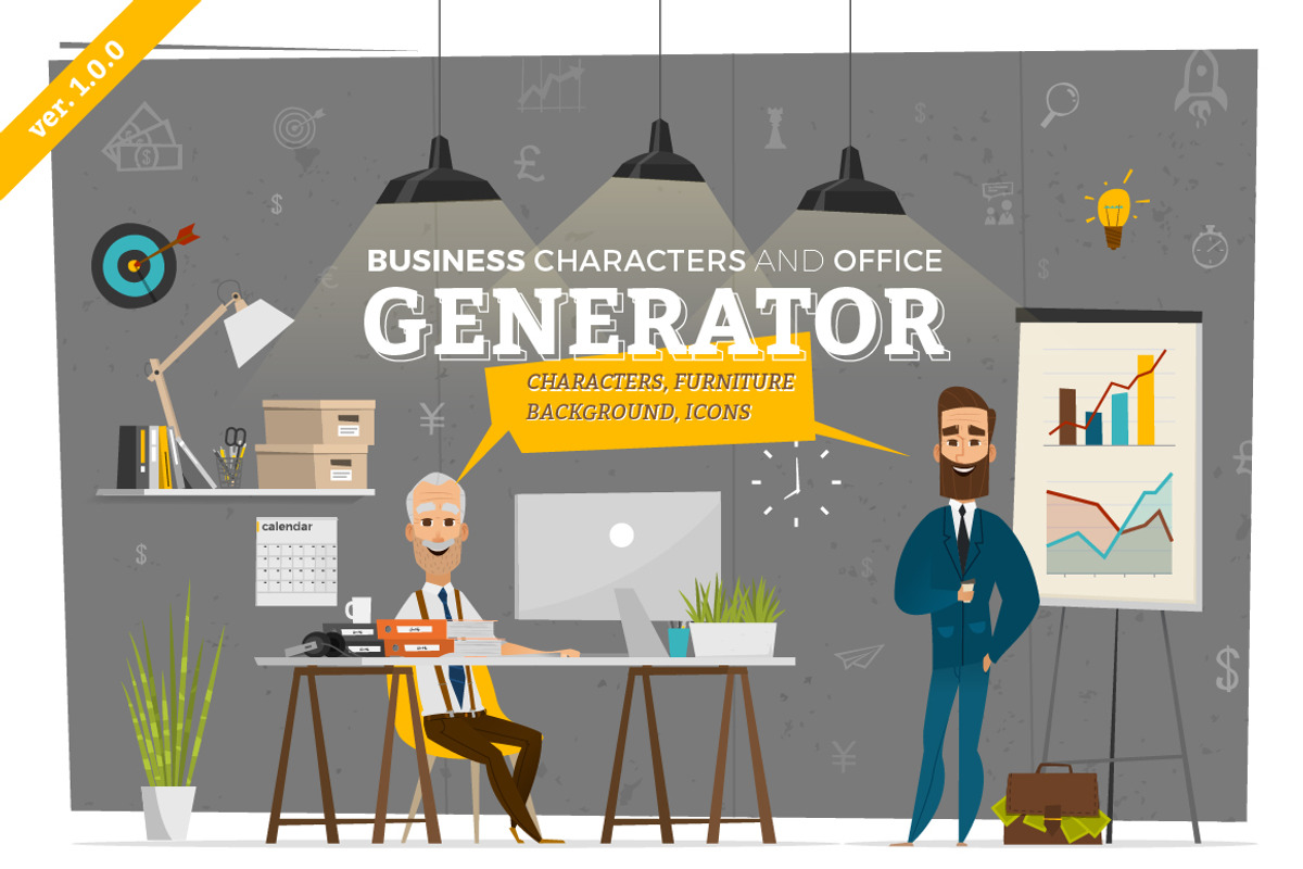 Business Scenes Generator, a Work Illustration by Drumcheg (Photo 1 of 6)