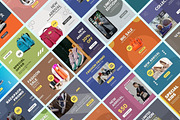Fashion Sale Content Facebook Posts, a Social Media Template by emcrea (Thumbnail 6 of 9)