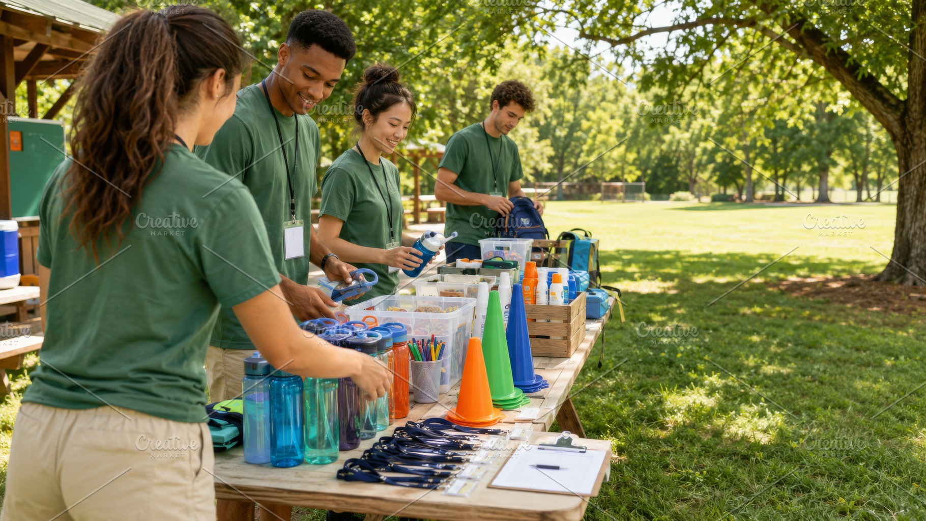 Summer camp preparation with group o, a Photo by Dvoevnore photos