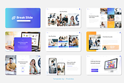 Social Media Marketing PowerPoint, a Presentation Template by Pixslides (Thumbnail 4 of 7)