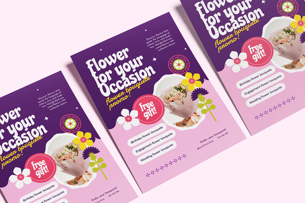 Bloomhara - Flyer, a Flyer Template by Fannan Studio (Photo 3 of 3)