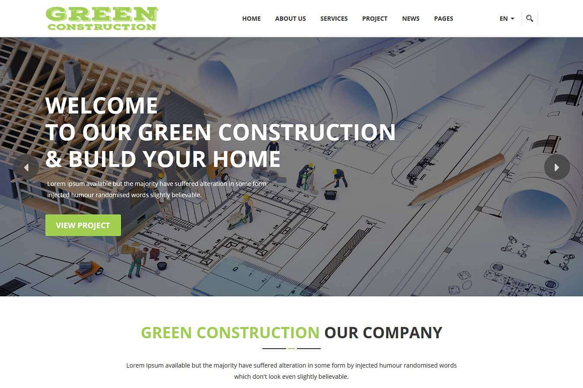 Green Construction - HTML5 Template, a HTML Template by CreativeGigs (Photo 2 of 5)