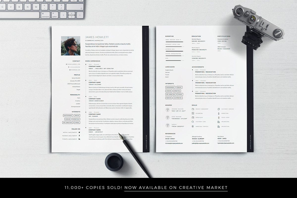 Resume Template / CV, a Resume Template by TheResumeCoach (Photo 2 of 3)