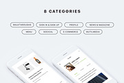 Zade Mobile App UI KIT, an UI Kit Template by No.13 (Thumbnail 1 of 7)