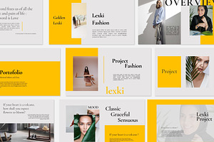 Lexki - Fashion Powerpoint Template