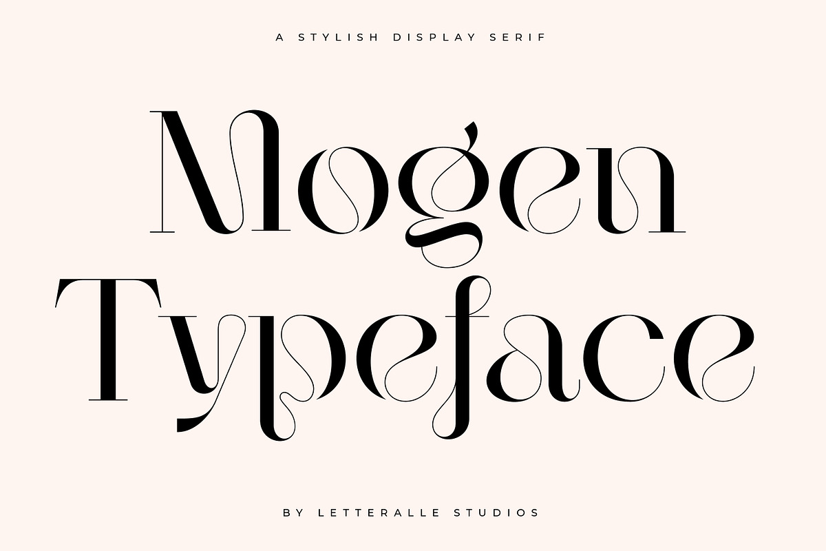 Mogen Serif Font, a Serif Font by Letteralle Studios (Photo 1 of 11)