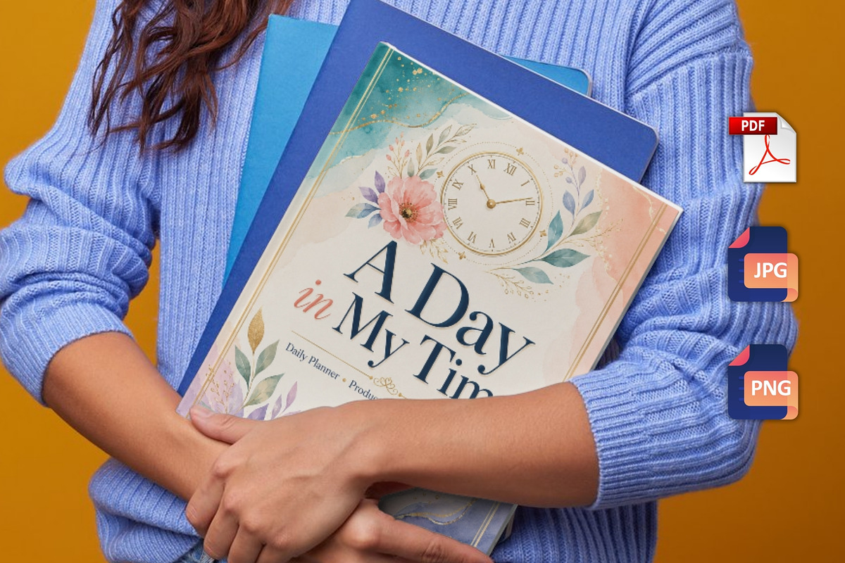 A Day in My Time, a Stationery Template by Designmela01 (Photo 5 of 6)