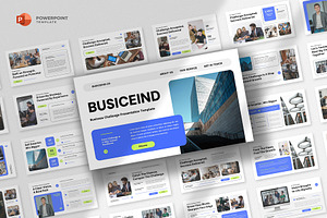 Business Challenge Powerpoint, a Presentation Template by fluffstudio