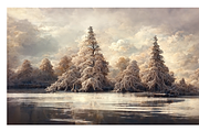 Wipe Co - Rococo Winter Landscapes, a Decorative Illustration by milatovar (Thumbnail 13 of 16)