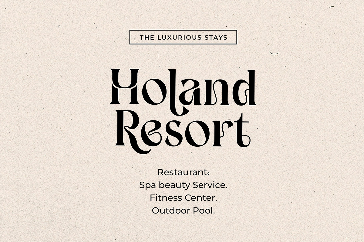 Gold Badge Unique Display Serif Font, a Serif Font by RantautypeStudio (Photo 7 of 15)