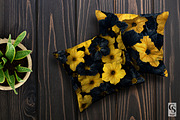 Black & Yellow Petunia Flower Papers, a Pattern Graphic by Creative Store (Thumbnail 4 of 4)