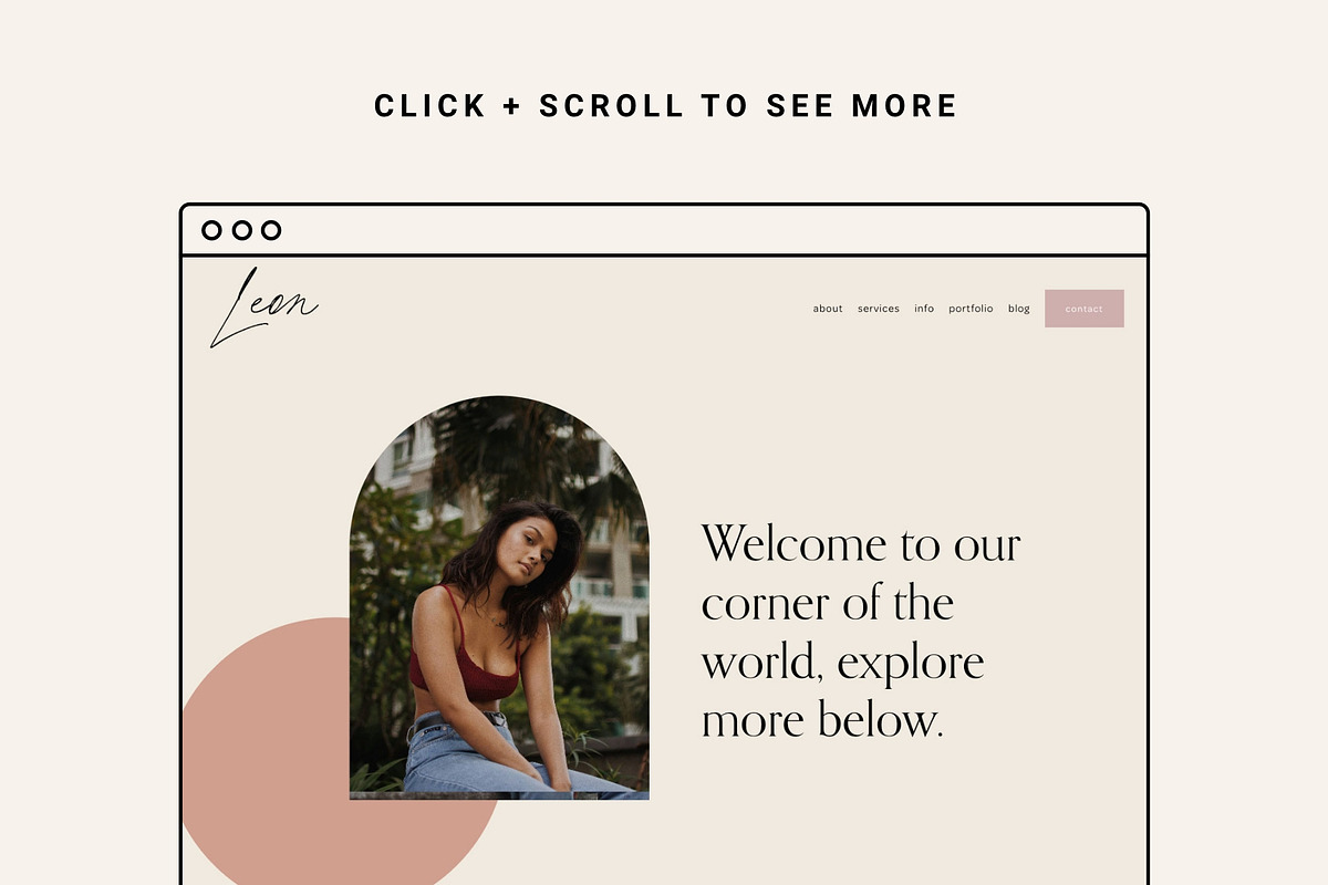 Squarespace 7.1 Template: Leon, a Squarespace Template by Big Cat Creative (Photo 2 of 4)