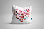 Set of Valentine's Day elements, an Object Graphic by MalniArt (Thumbnail 4 of 4)