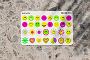 Retro Groovy Hippie Bundle, an Object Graphic by Sofico (Thumbnail 8 of 35)