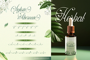 Herlyna, a Script Font by Burntilldead (Thumbnail 8 of 12)
