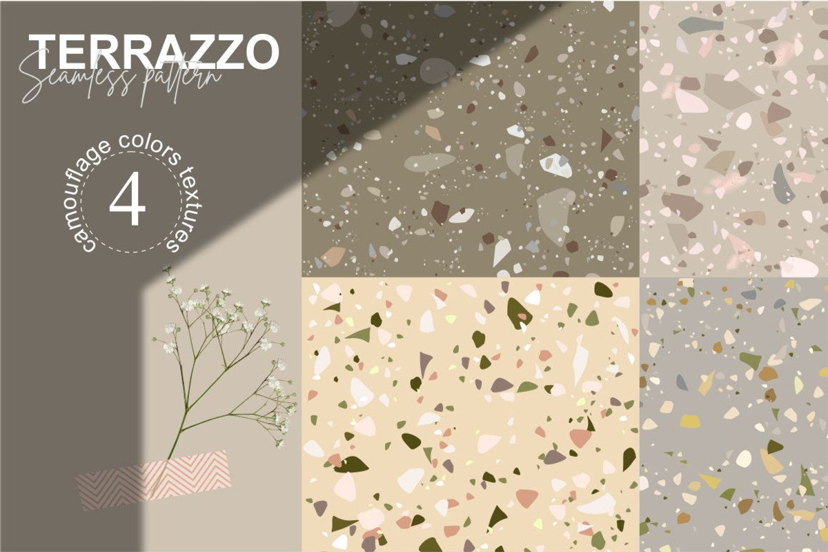 TERRAZZO - seamless pattern., a Texture Graphic by Collection by VY (Photo 9 of 13)